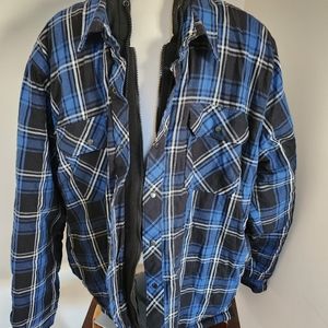 BC Clothing Men's XXL Quilted Hooded Shirt